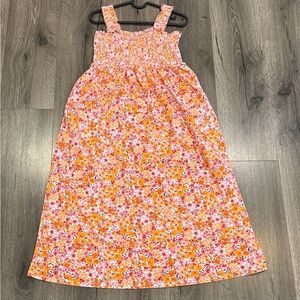 🩷Old Navy Floral Maxi Dress - Pink and Orange Summer Essential Comfortable Chic